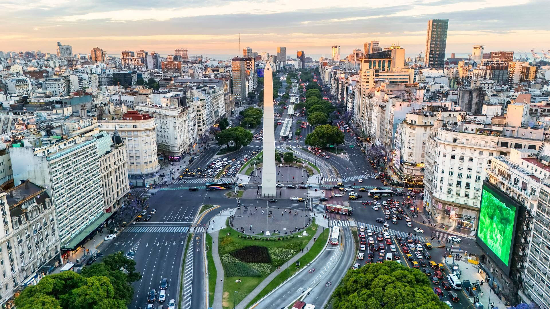 Obelisk in Buenos Aires Argentina
